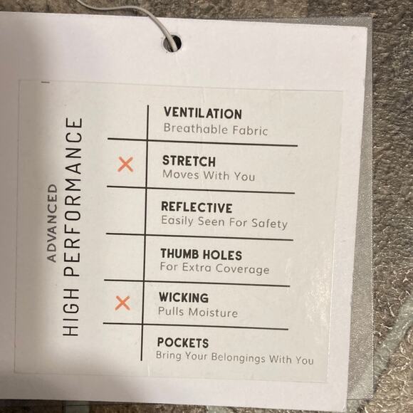 NWT Threads 4 Thought Gray White Pink Sz M Leggings - Picture 7 of 12